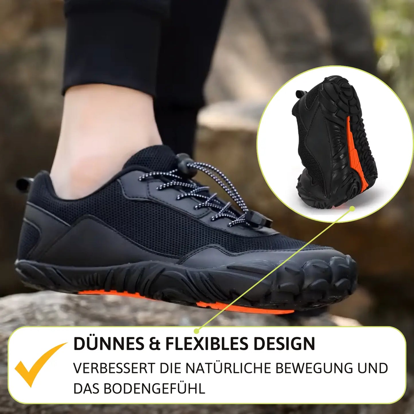 Barefoot Hikeschoenen met Antislipzolen - Unisex