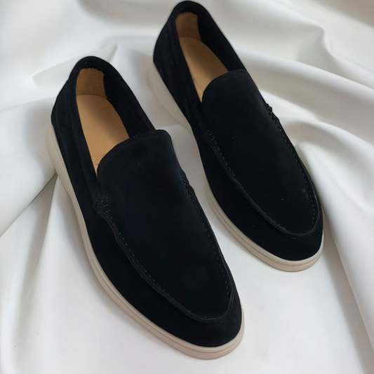 Vintage Heren Leren Loafers