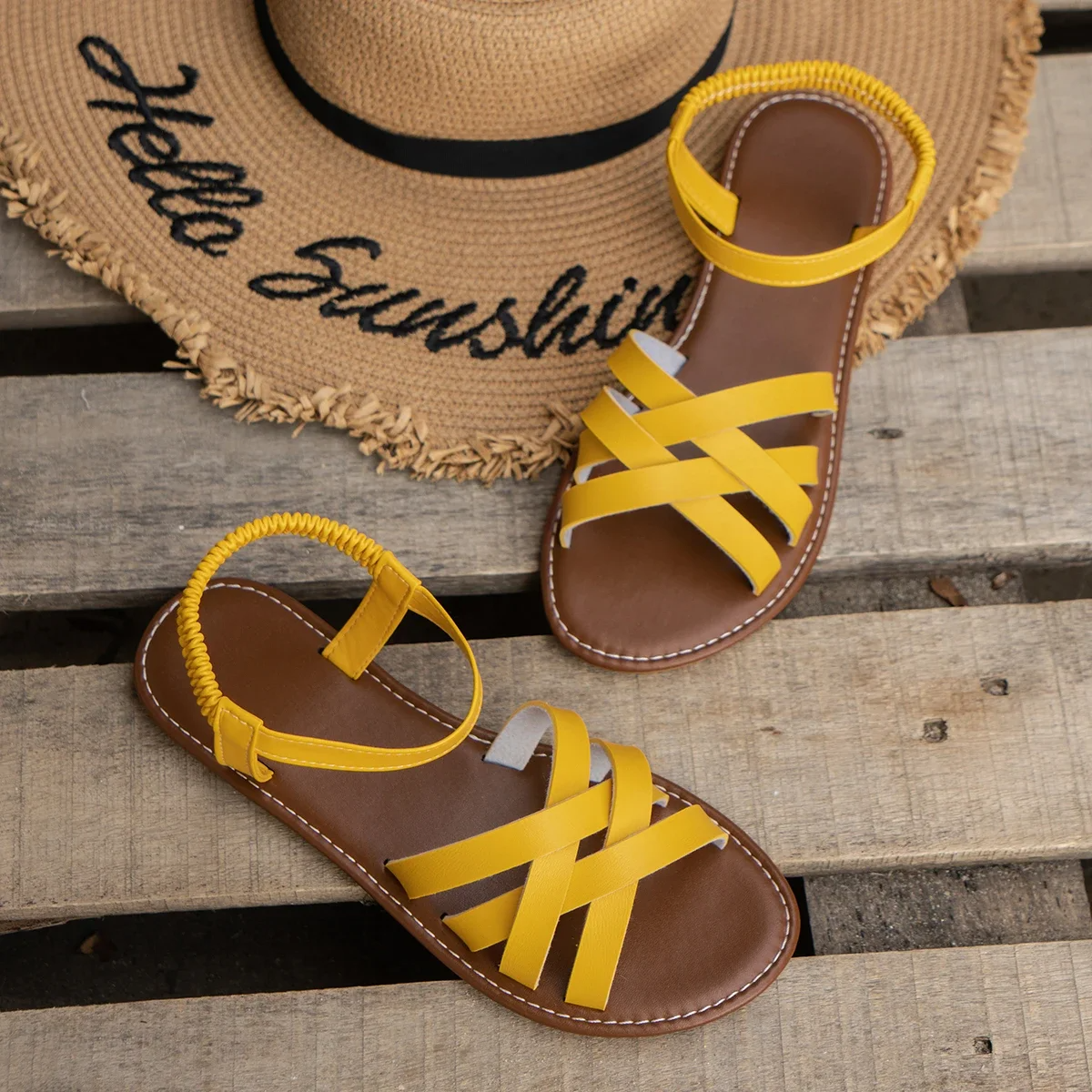 Elegante Leren Sandalen