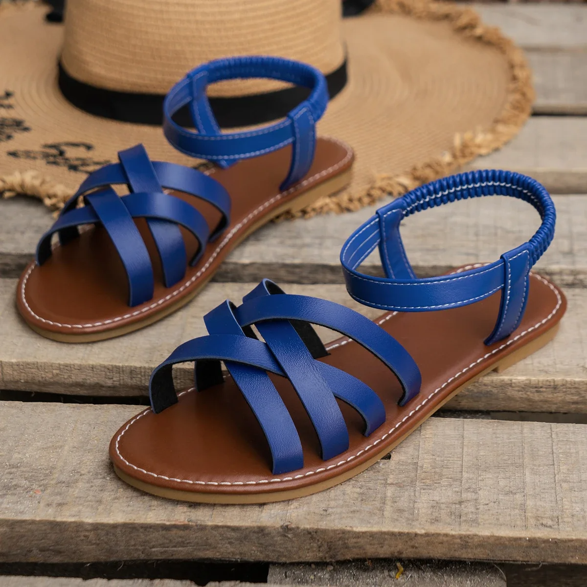 Elegante Leren Sandalen