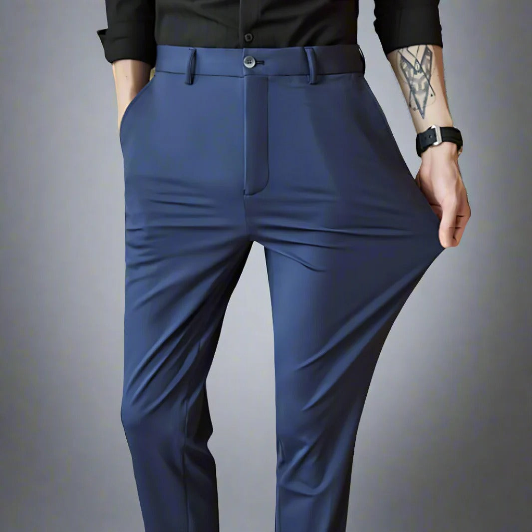 Elastische Slim-Fit Broek voor Heren