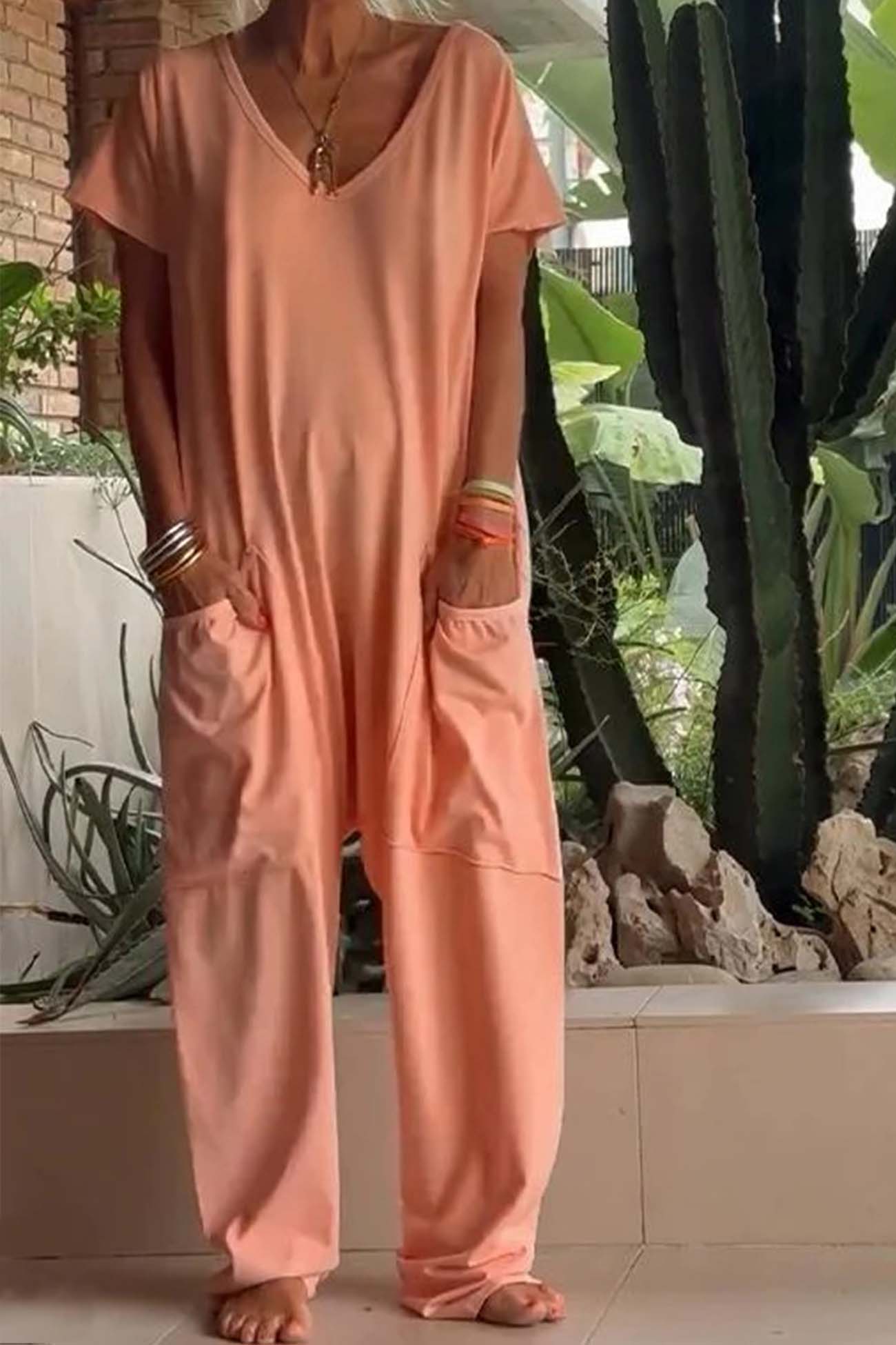 Comfortabele en Ruime Jumpsuit