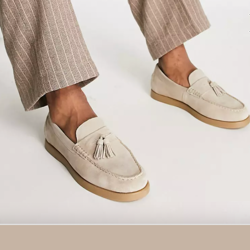 Klassieke Heren Loafers van Wildleder