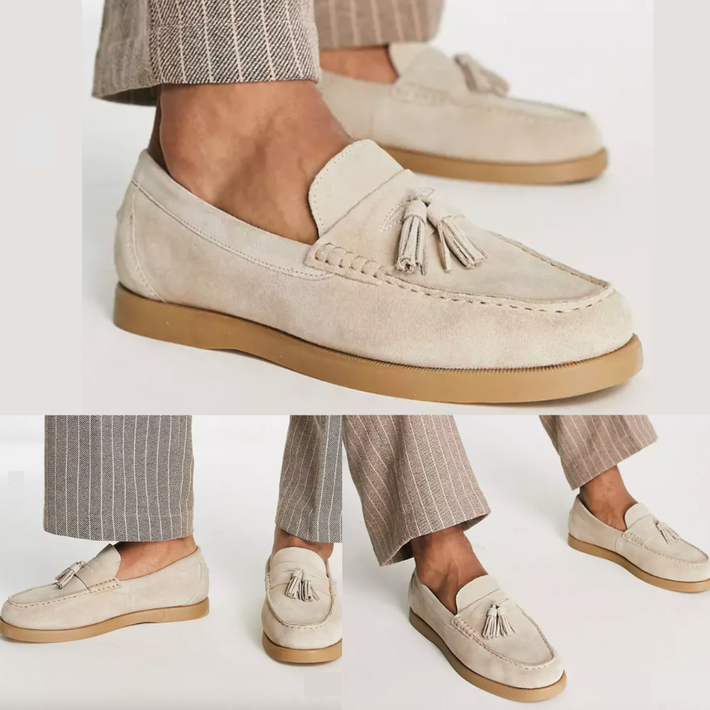 Klassieke Heren Loafers van Wildleder