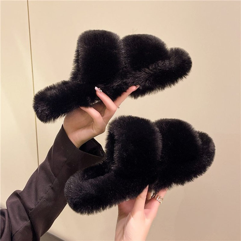 Fluffy Fashion Pantoffels