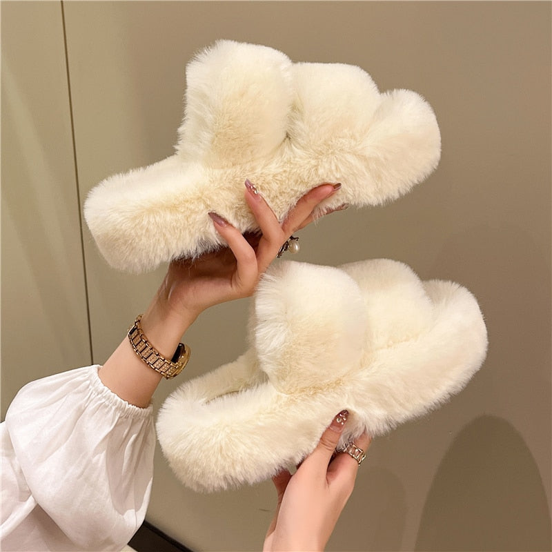 Fluffy Fashion Pantoffels