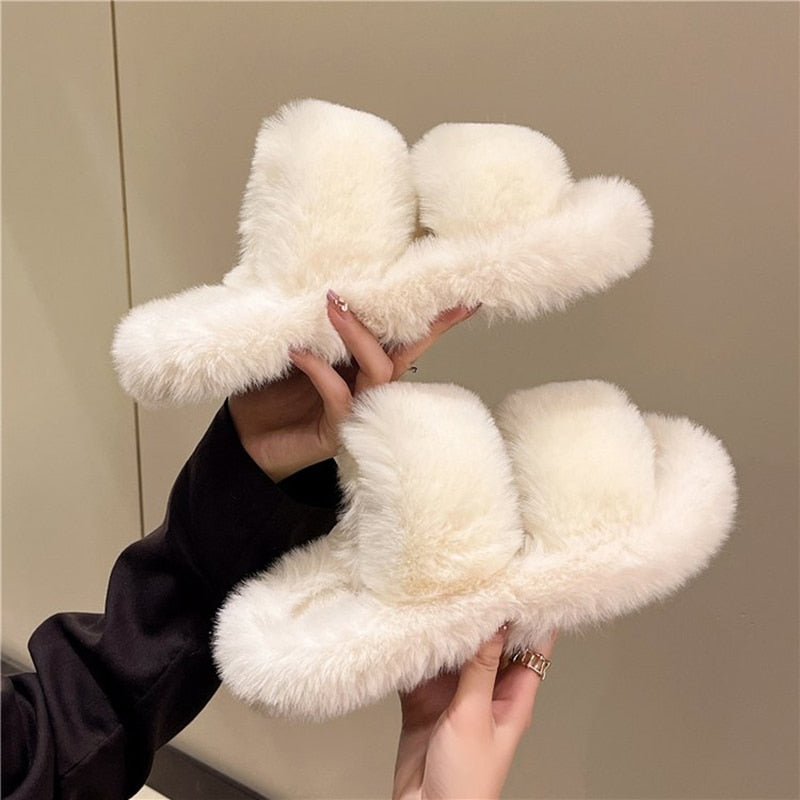 Fluffy Fashion Pantoffels