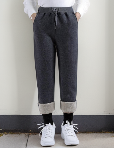 Fleece Gevoerde Joggingbroek voor Dames