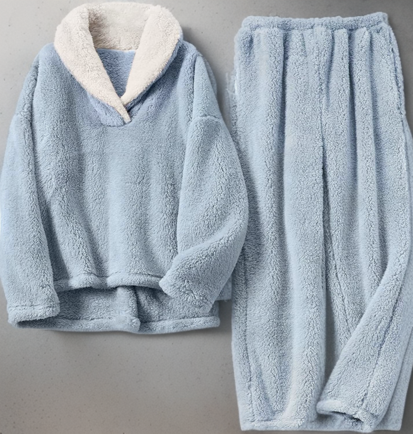 Pluche Fleece Loungewear - Tweedelige Set