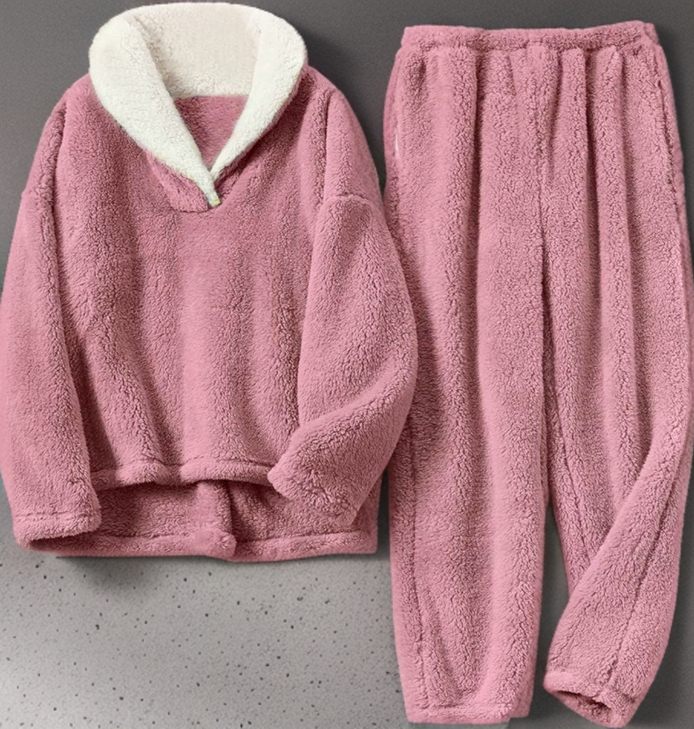 Pluche Fleece Loungewear - Tweedelige Set