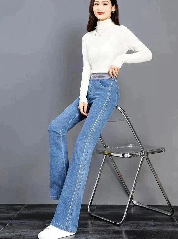 Vintage Stretch Jeans – Tijdloos Comfort en Elegantie