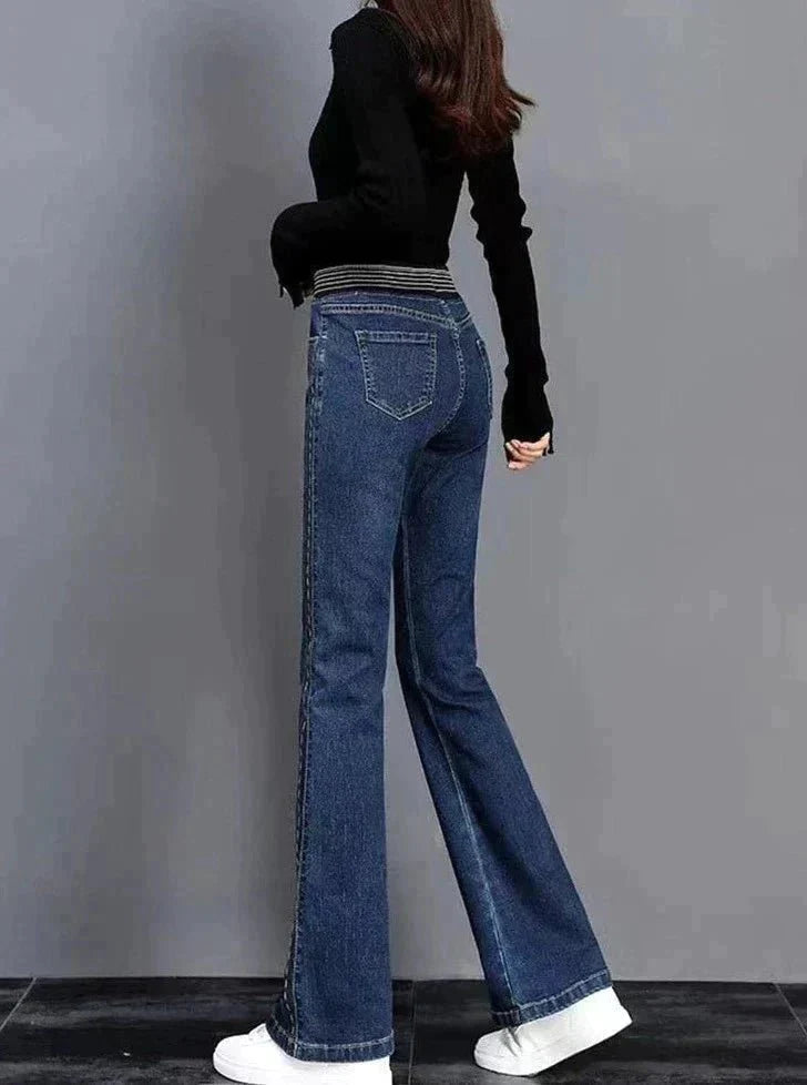 Vintage Stretch Jeans – Tijdloos Comfort en Elegantie