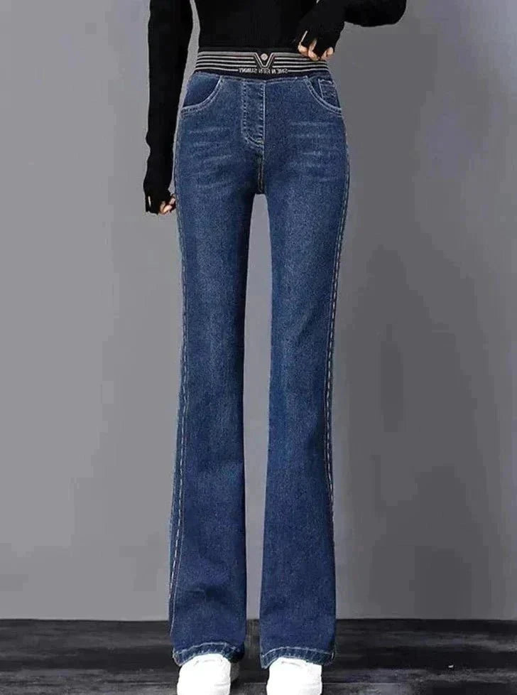 Vintage Stretch Jeans – Tijdloos Comfort en Elegantie