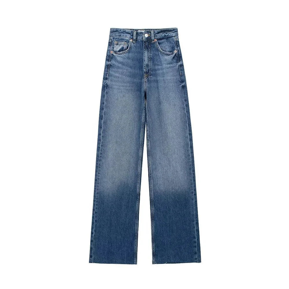 Jeans met Rechte Broekspijpen