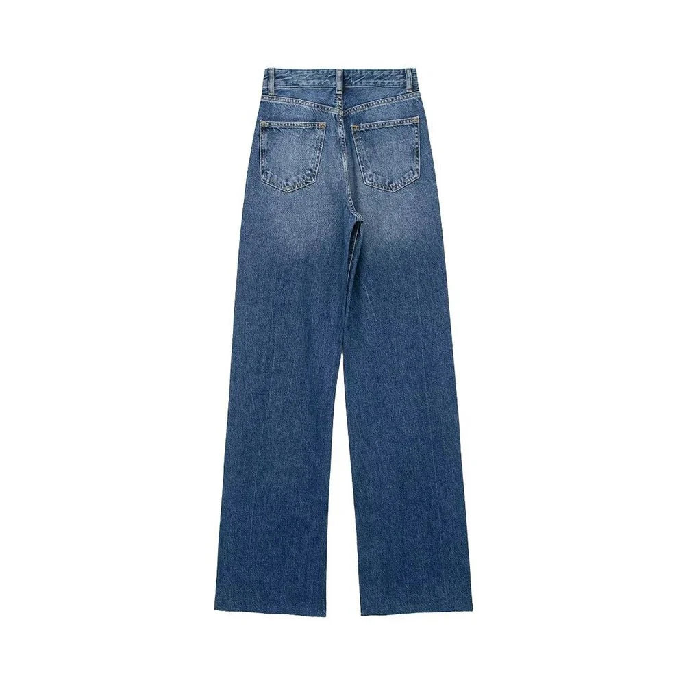 Jeans met Rechte Broekspijpen