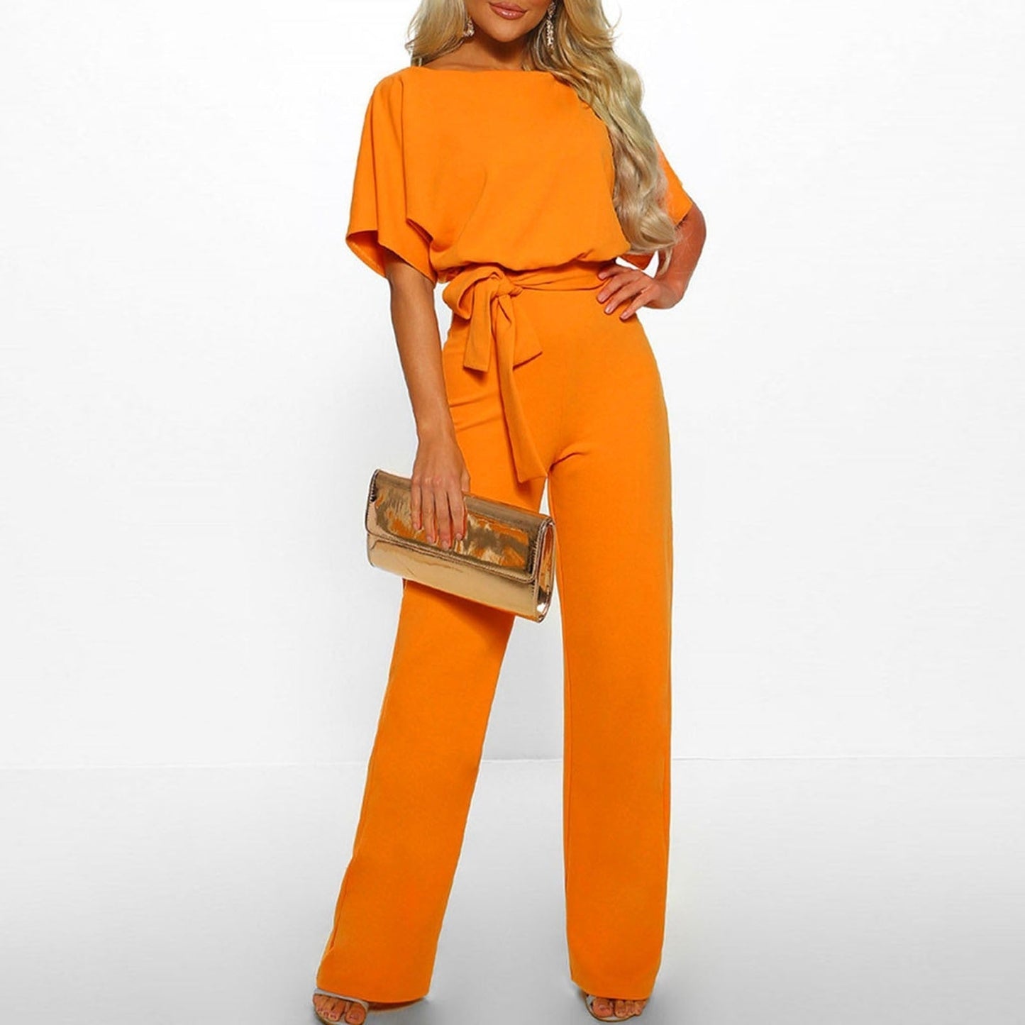 Jumpsuit met Strikceintuur