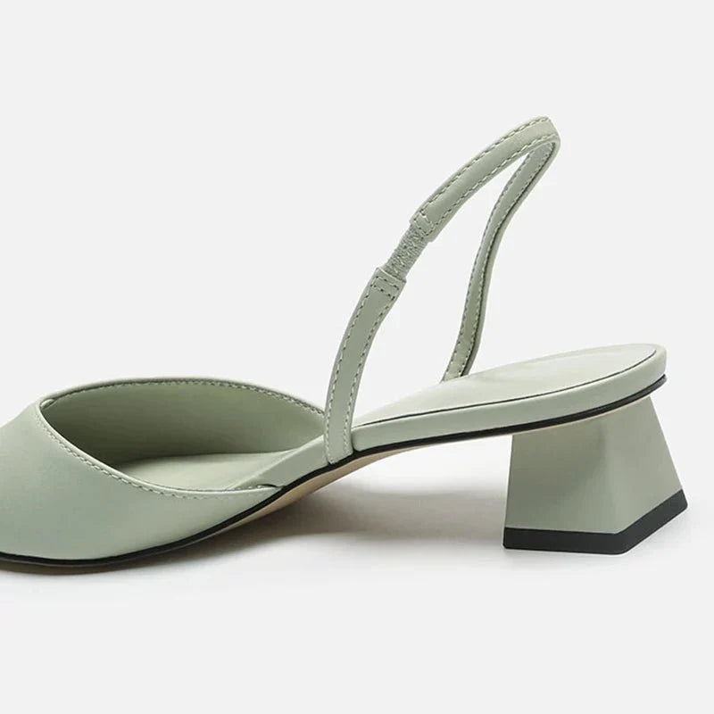 Taps Toelopende Hakken - Slingback Stijl