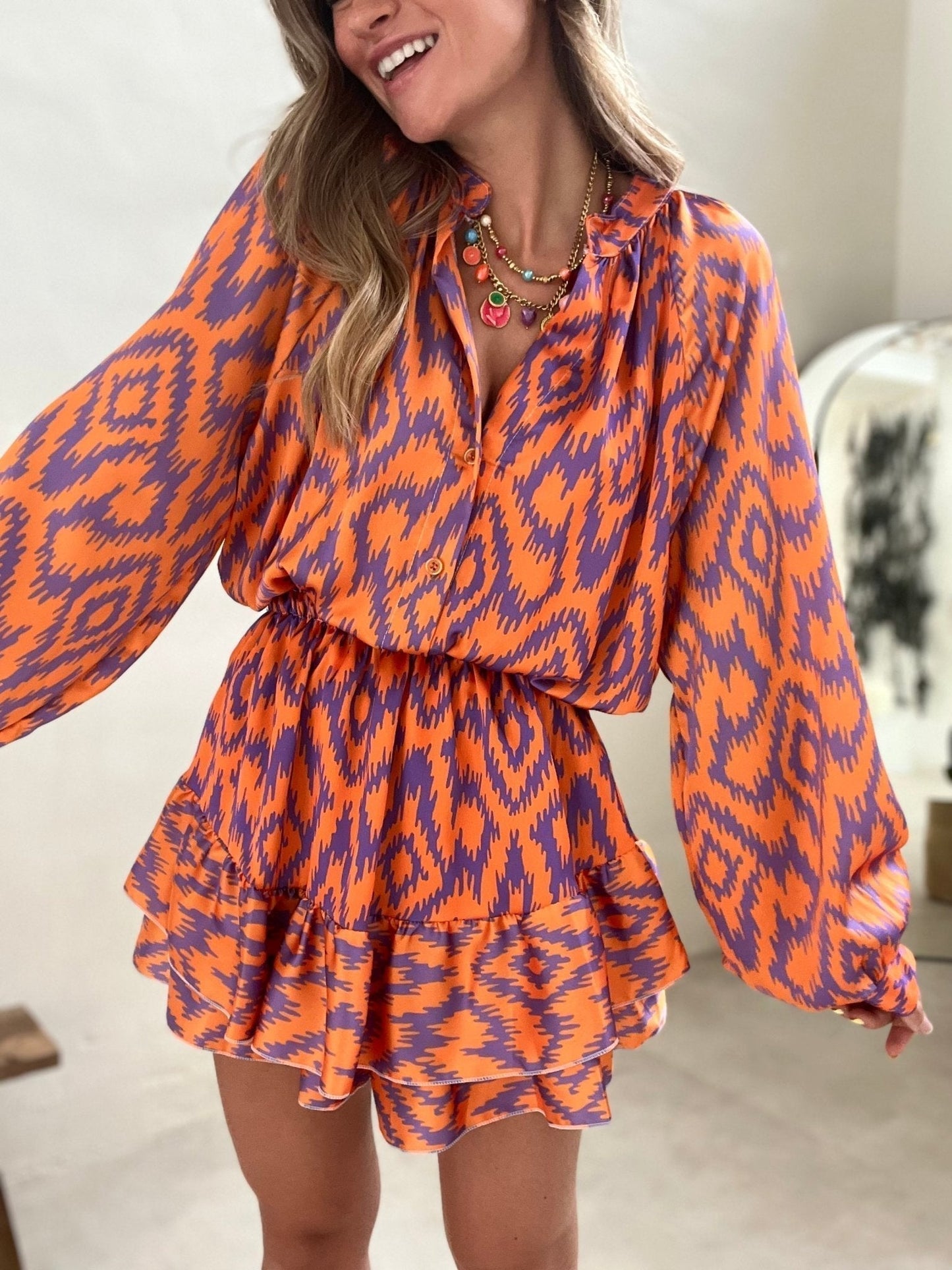 Boho Jumpsuit in Azteken Stijl