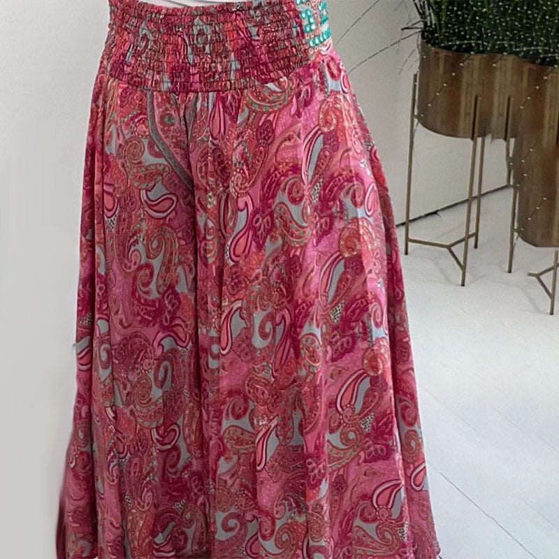 Boho Broek met Paisley Print